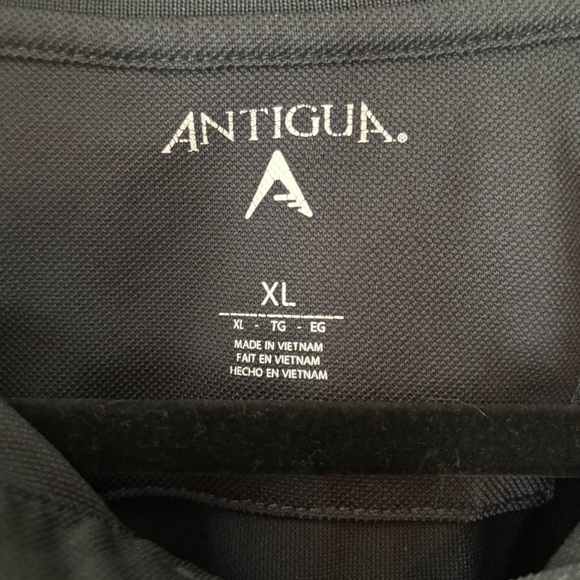 Antigua Men's Dark Gray Polo Shirt - Picture 4 of 5